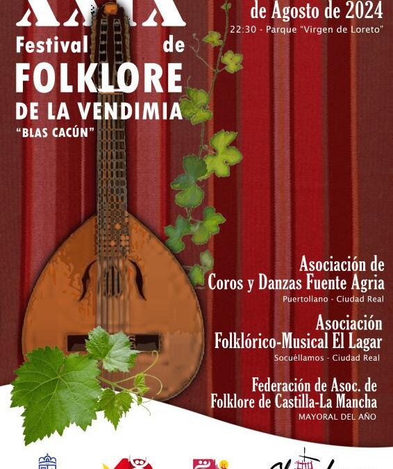 Ya tenemos en el horizonte el XXIX Festival de Folklore de la Vendimia «Blas Cacún» en Socuéllamos