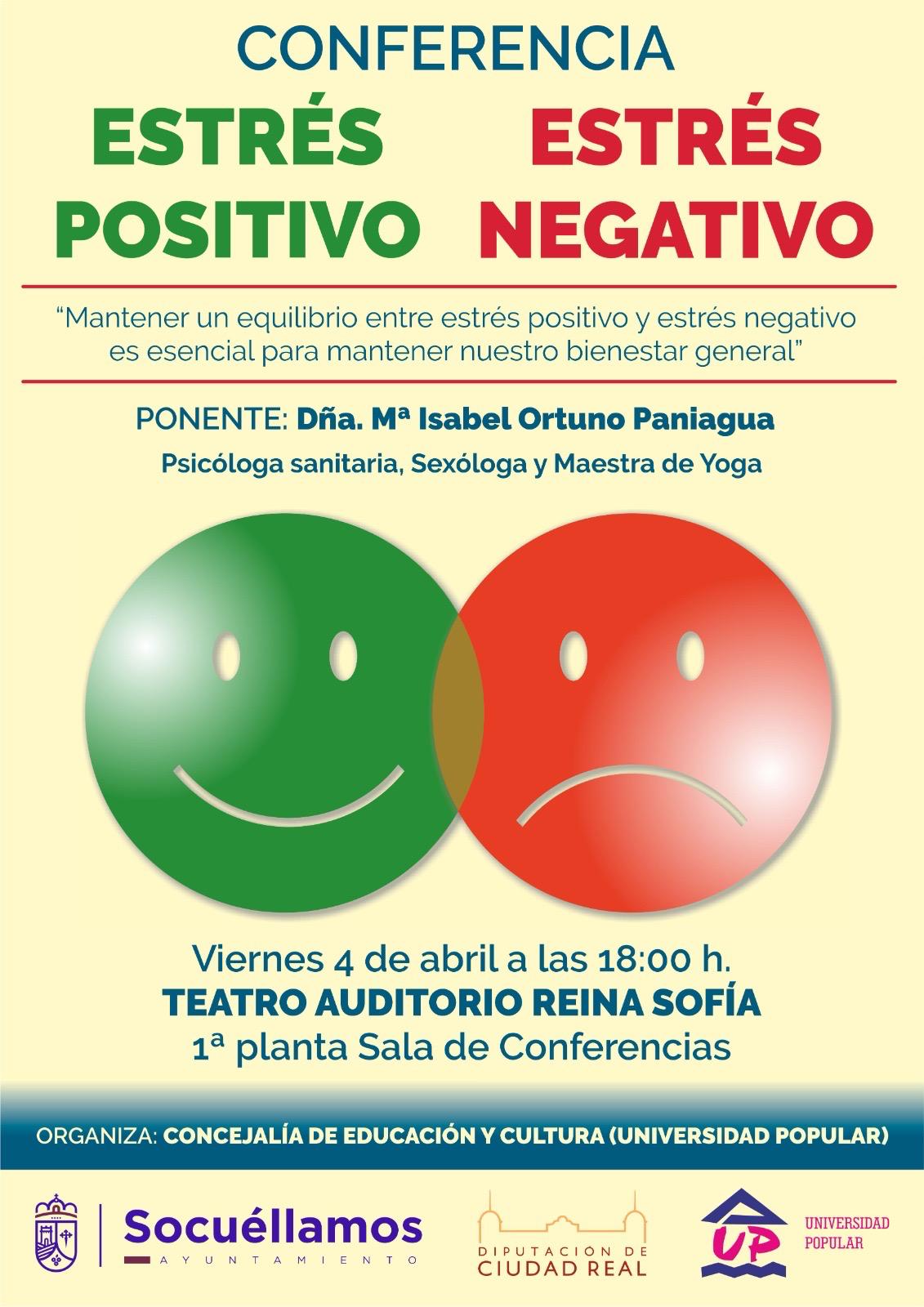 Conferencia «Estrés positivo y estrés negativo”, claves para nuestro bienestar
