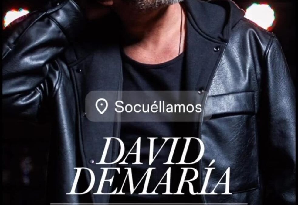 David De María actuará en Socuéllamos el 12 de octubre en el Auditorio Reina Sofía