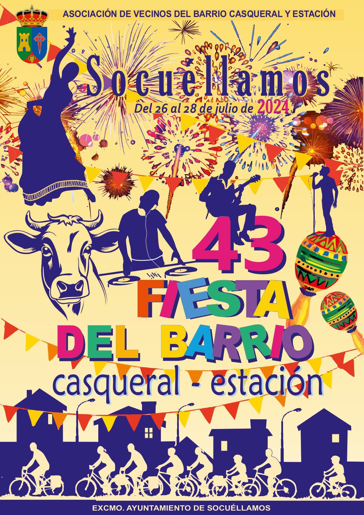 Del 26 al 28 de julio, el Barrio Casqueral y Estación celebra sus fiestas