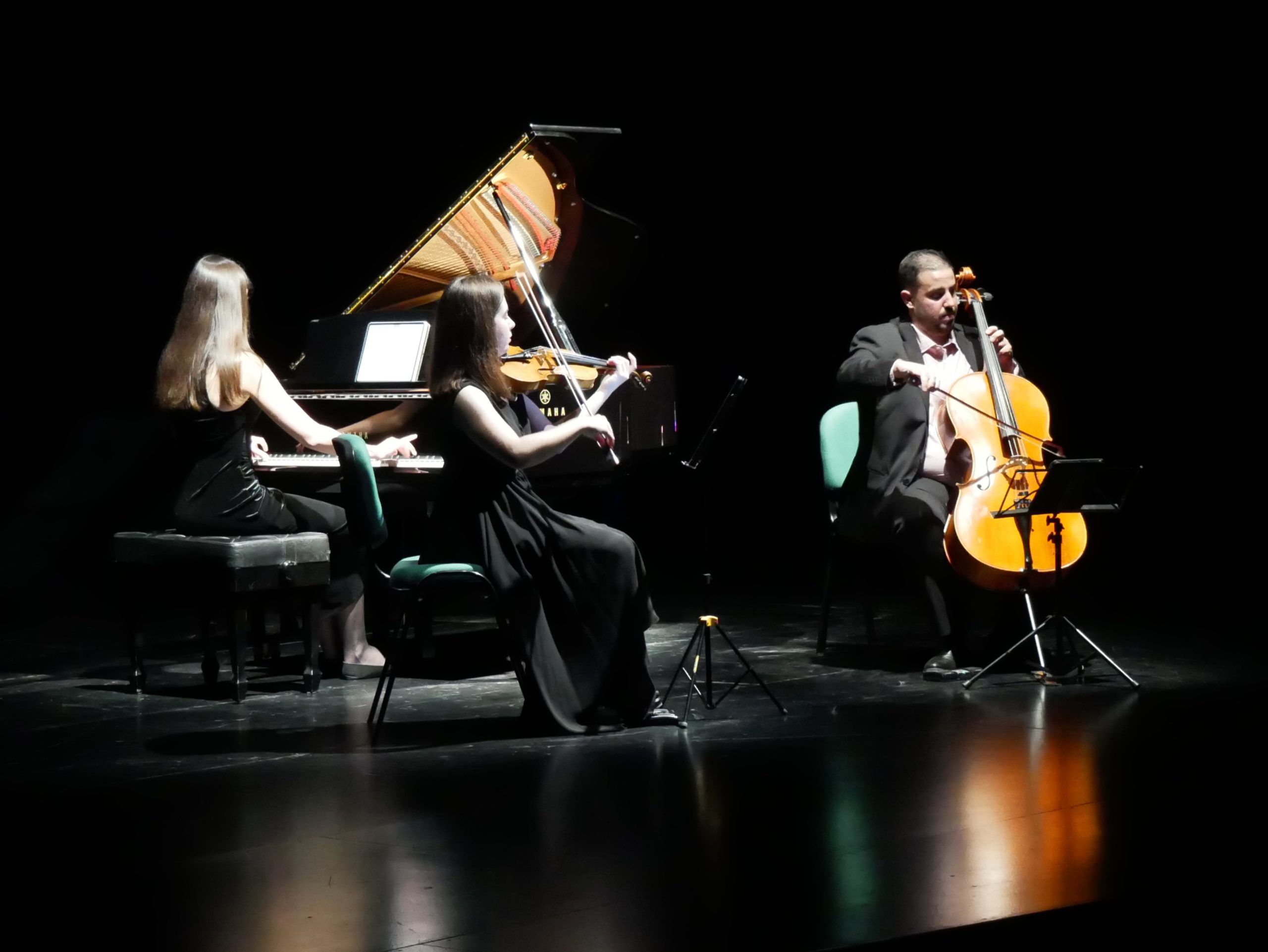 El Auditorio Reina Sofía de Socuéllamos vibra con el talento del Synesthesia Trio en su primer concierto de música clásica