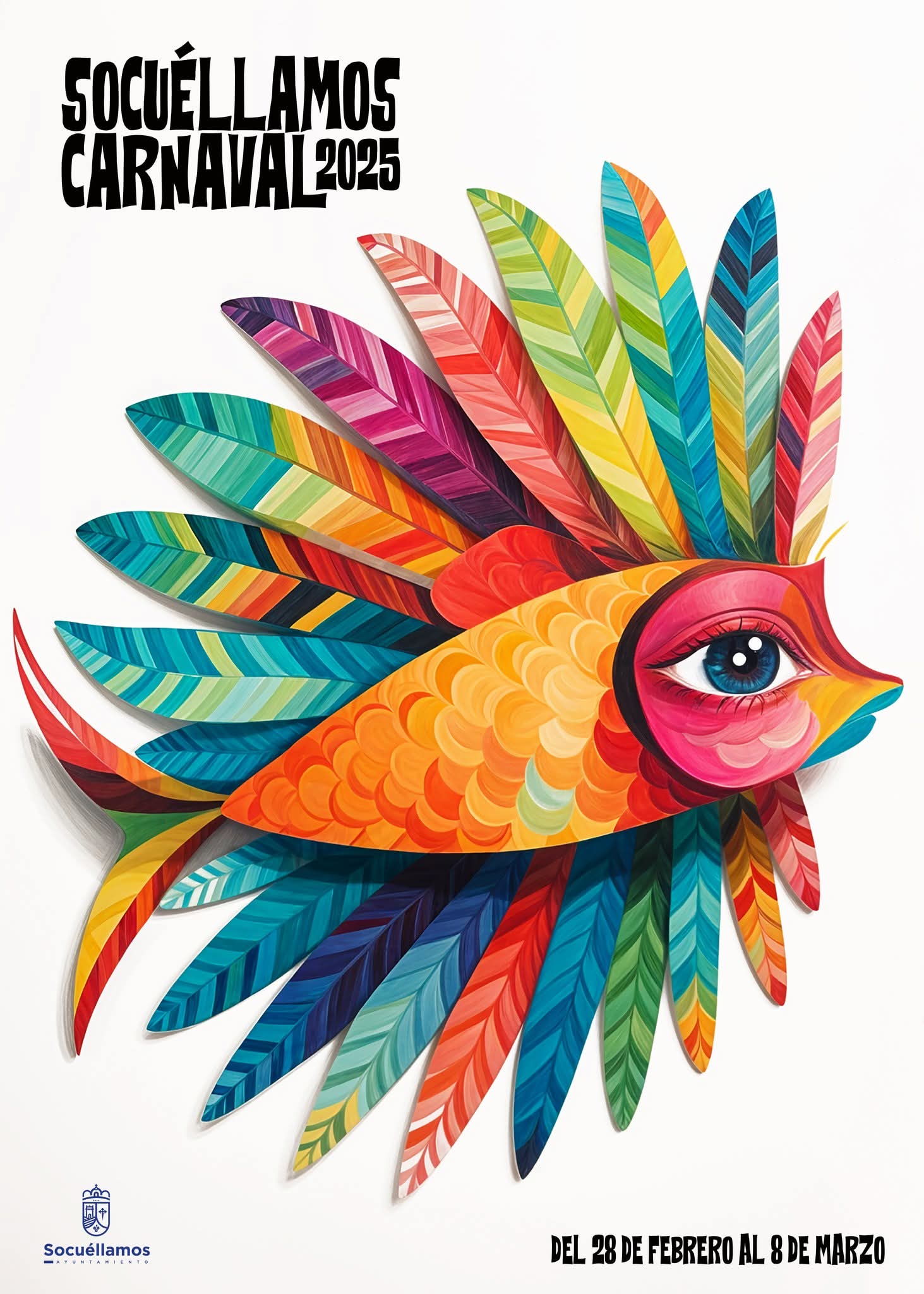 El Ayuntamiento de Socuéllamos anuncia el cartel ganador del Carnaval 2025: «Sardinita Festiva»