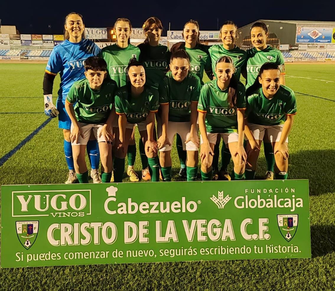 El Cristo de la Vega Femenino arrasa con otra goleada: 8-0 al Iniesta Balompié