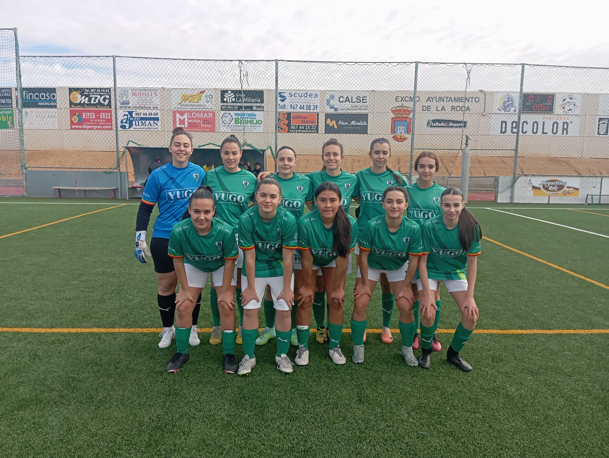 El Cristo de la Vega femenino arrasa en el derbi comarcal con una contundente victoria 0-5 ante el Olímpico de Villarrobledo