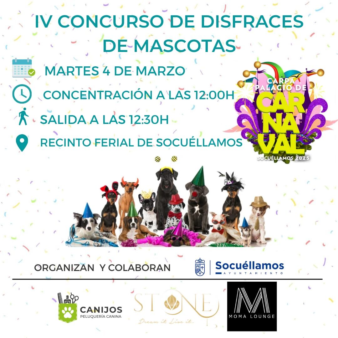 El IV Concurso de Disfraces de Mascotas de Socuéllamos ya tiene fecha y premios confirmados