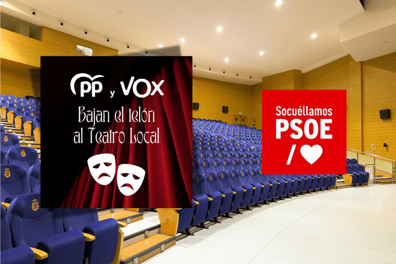 El PSOE de Socuéllamos denuncia la cancelación del curso de teatro por parte del gobierno local de PP y VOX