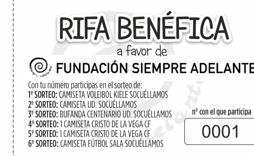 El deporte de Socuéllamos se vuelca con la solidaridad: rifa benéfica a favor de la Fundación Siempre Adelante