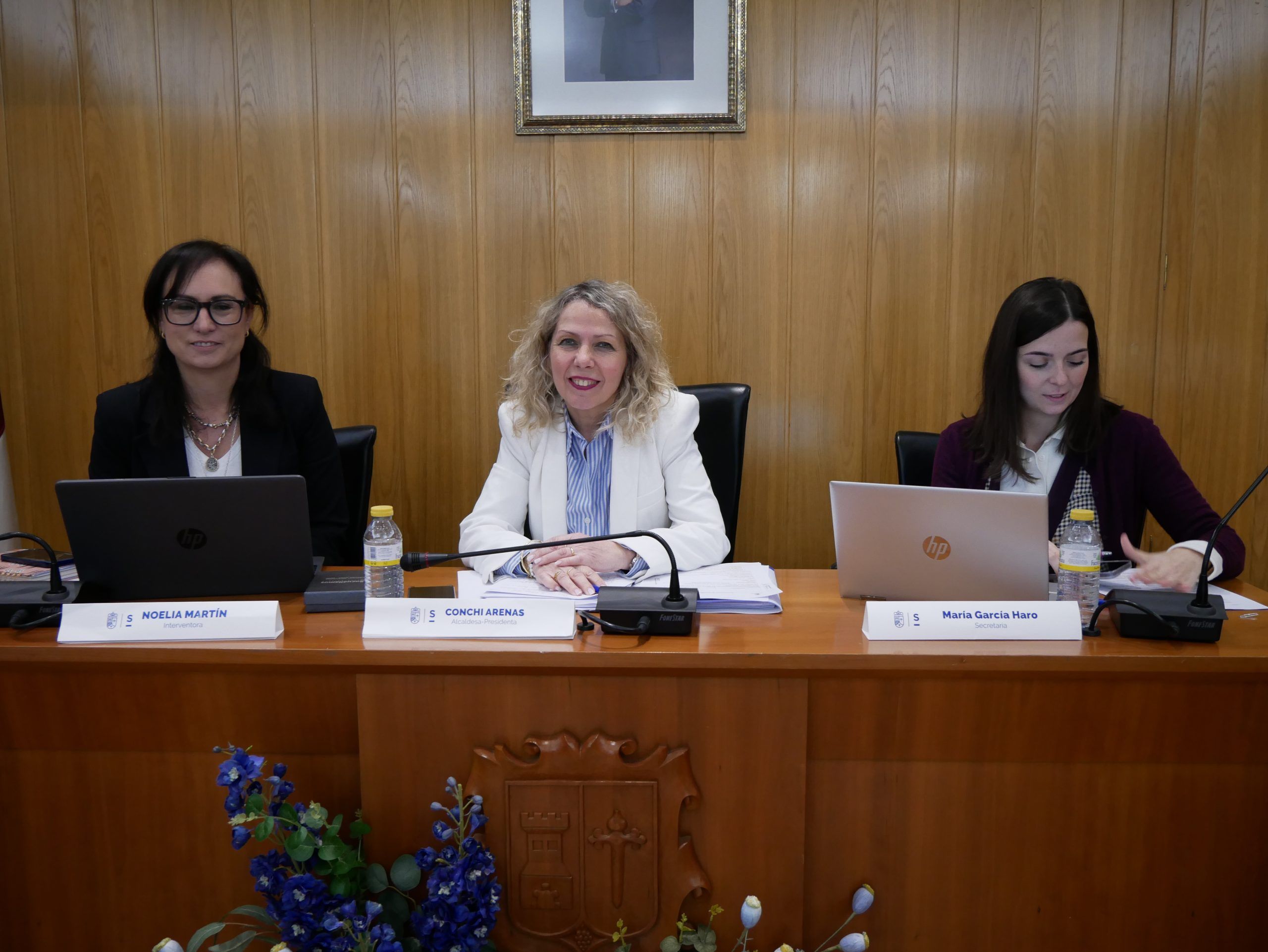 El pleno municipal del mes de febrero aprueba por unanimidad la mayoría de los puntos del orden del día