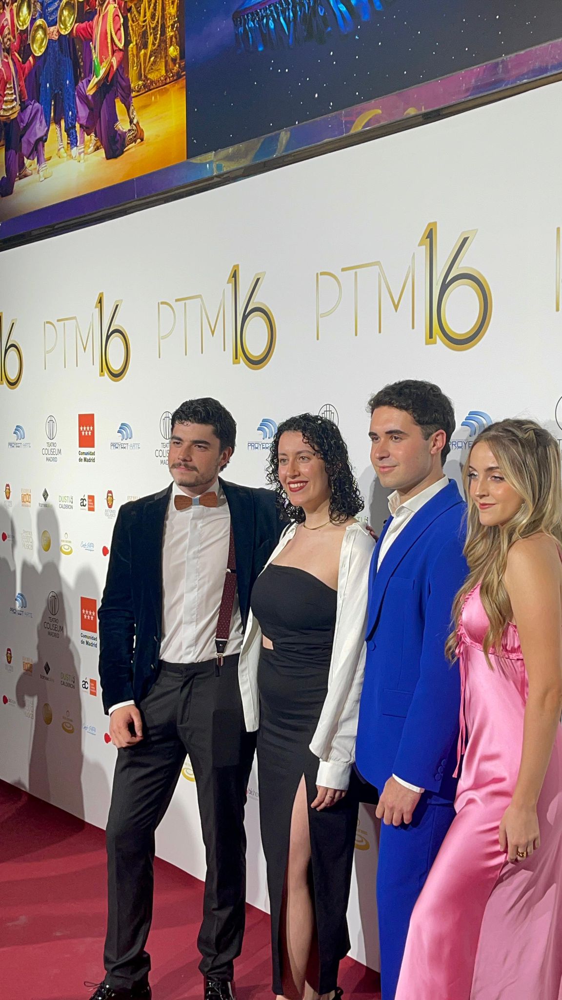 El socuellamino Carlos CE, asistió a los premios Teatro Musical