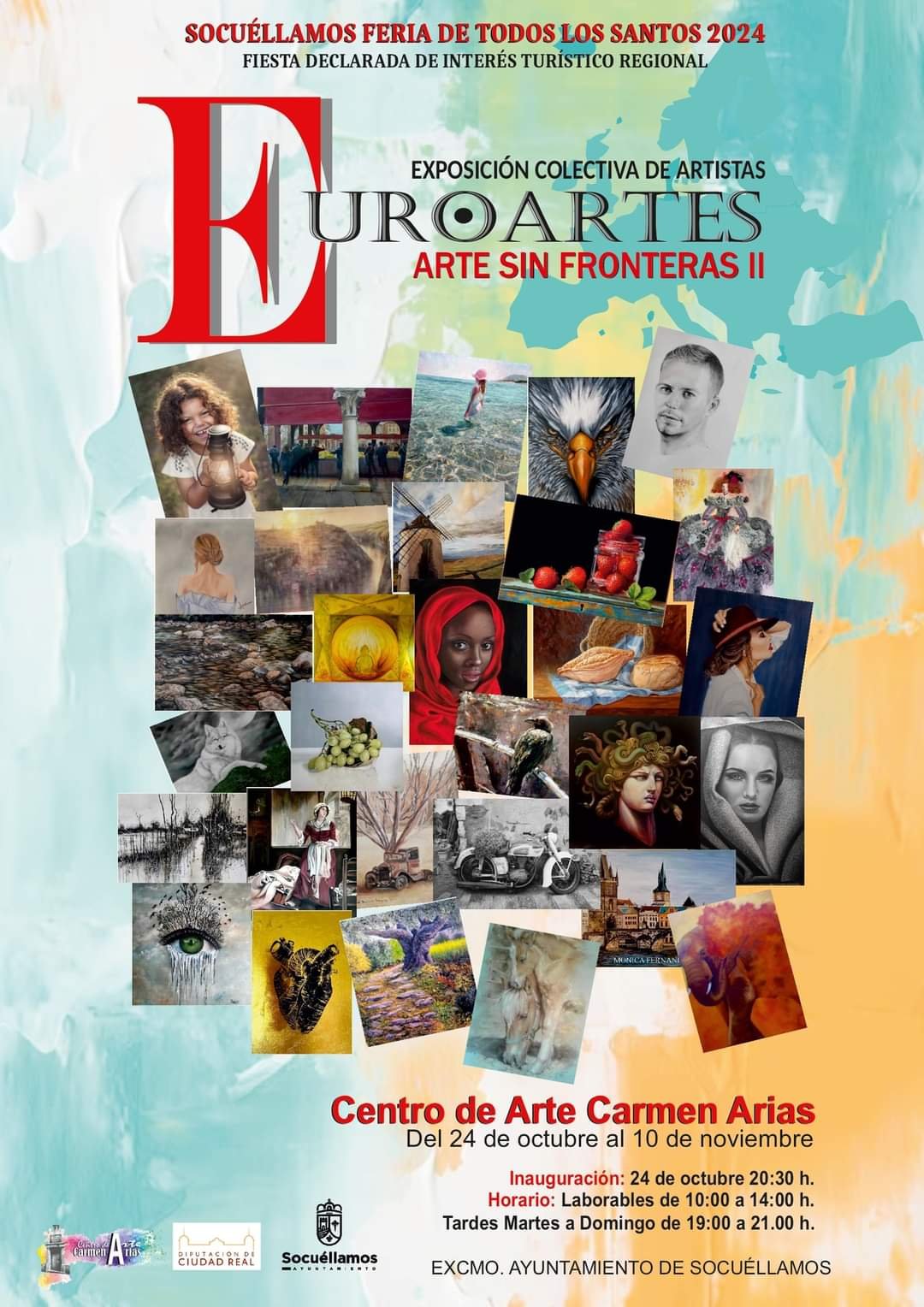 Esta tarde se inaugura la exposición «Euroartes» en el Centro de Arte «Carmen Arias»