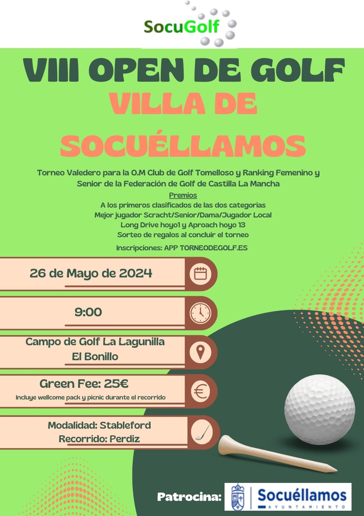Este fin de semana se celebra el VIII Open de Golf de Socuéllamos