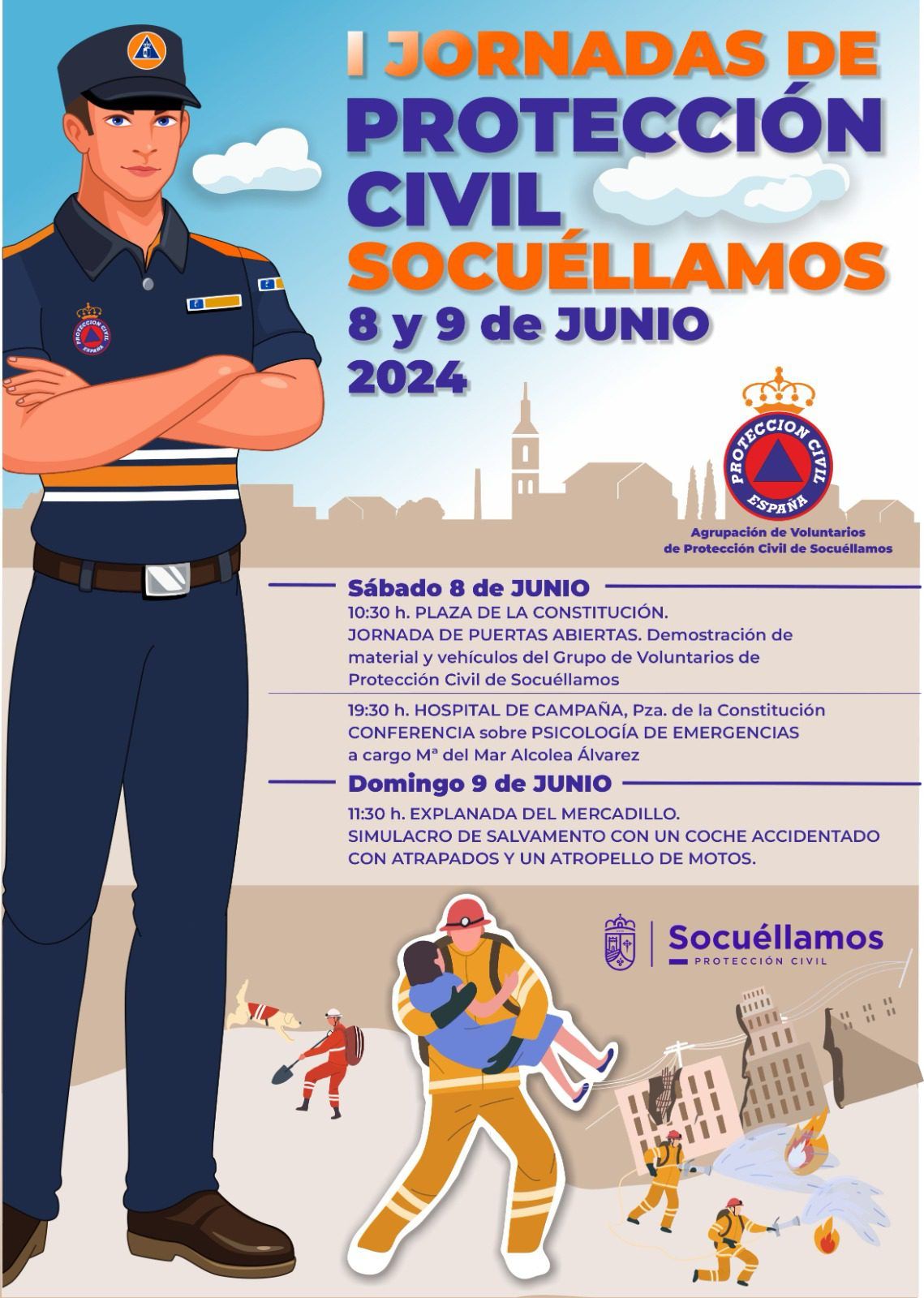 Fin de semana intenso de Protección Civil con unas Jornadas de Puertas Abiertas