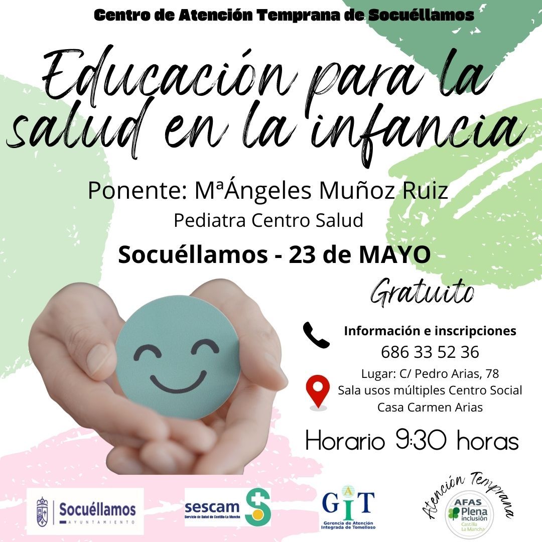 Interesante charla de «Educación para la salud en la infancia» del Centro de Atención Temprana
