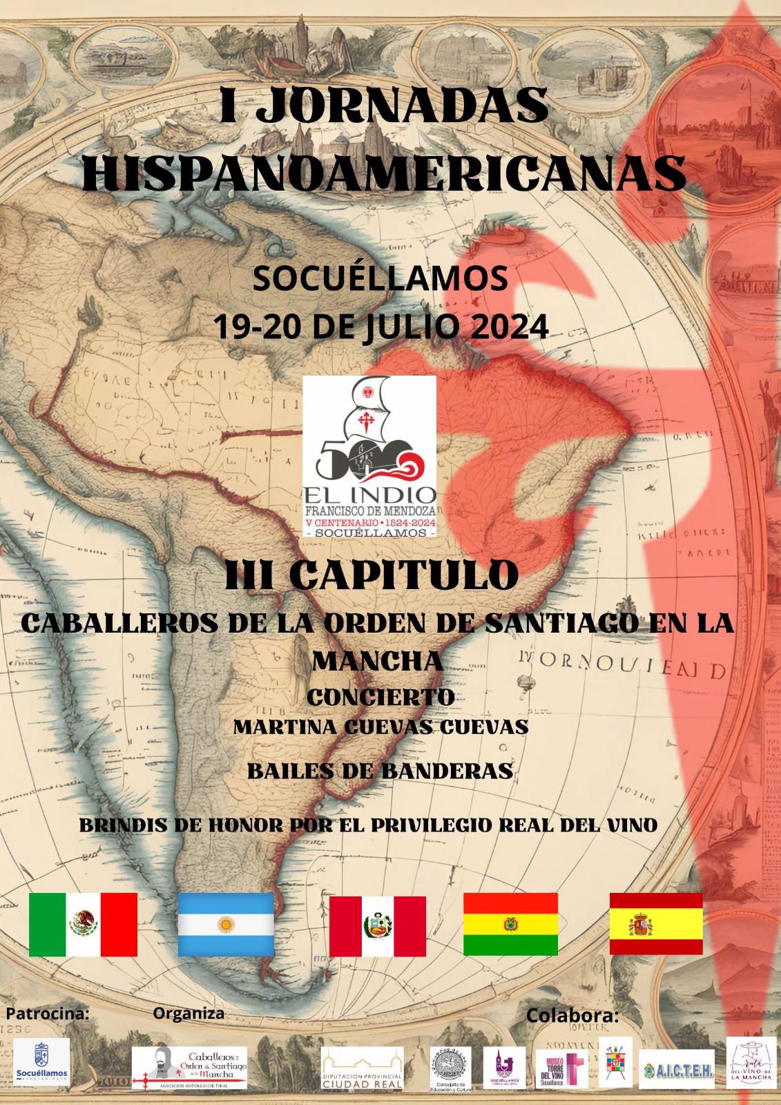 Los Caballeros de la Orden de Santiago de la Mancha organizan las I Jornadas Hispanoamericanas