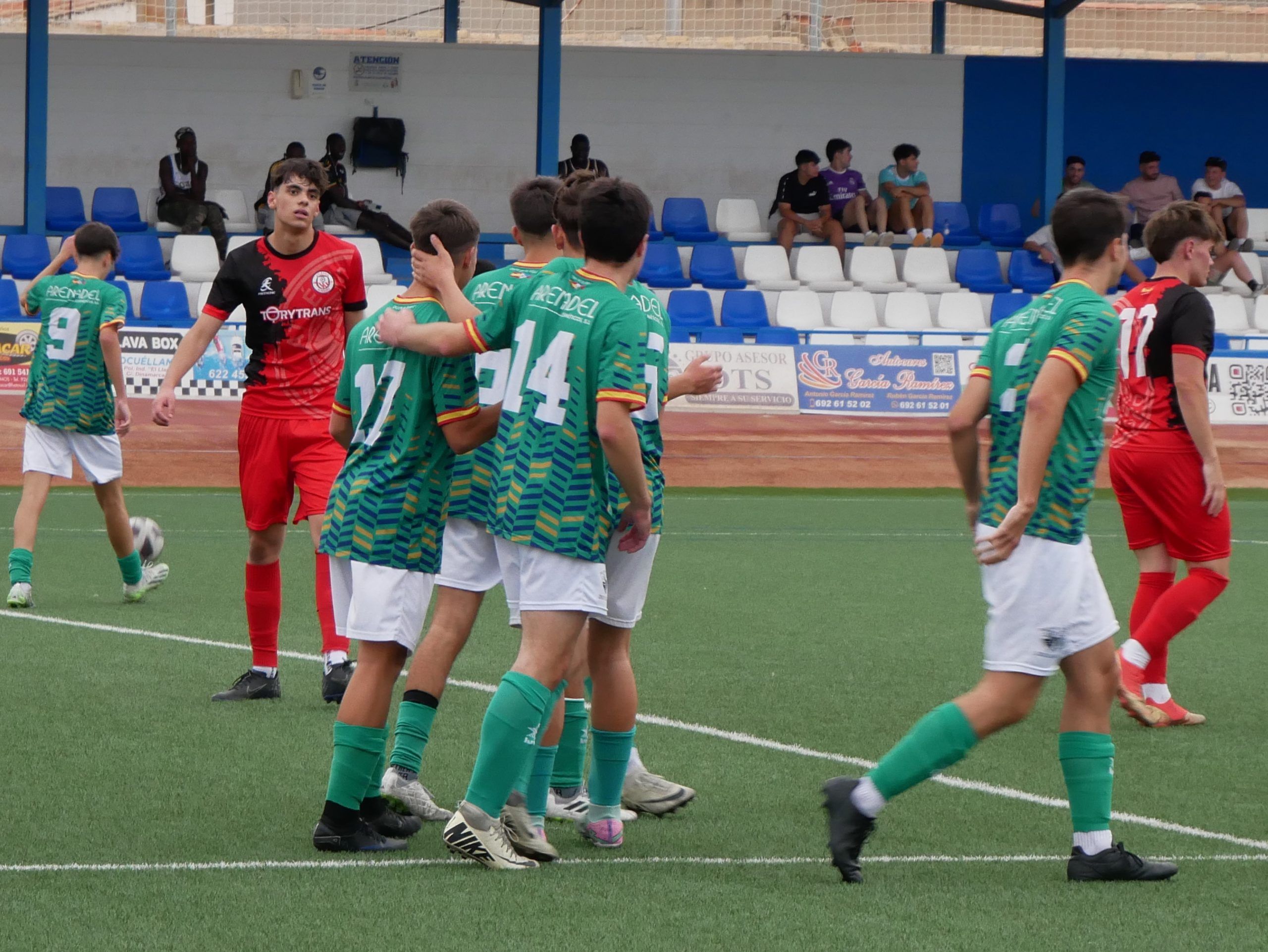 Marcos le da los tres puntos al Cristo de la Vega Juvenil en el difícil campo del Tarazona