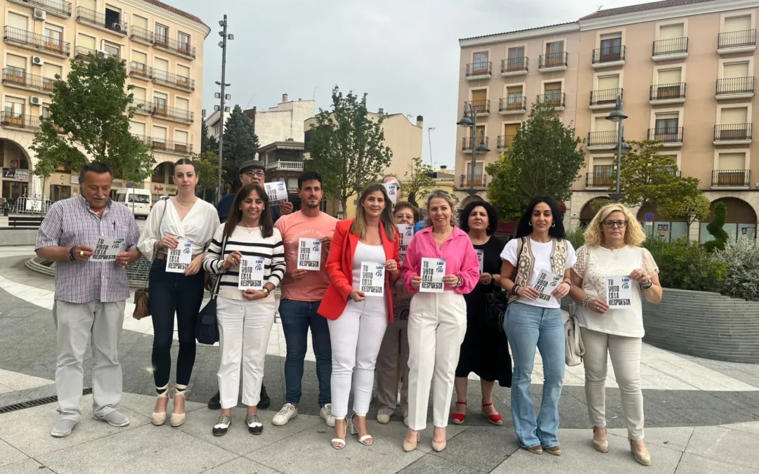 Carolina Agudo, secretaria regional del PP visita Socuéllamos: «Votar al Partido Popular es una respuesta a la corrupción que acecha al Partido Socialista y al entorno del presidente»