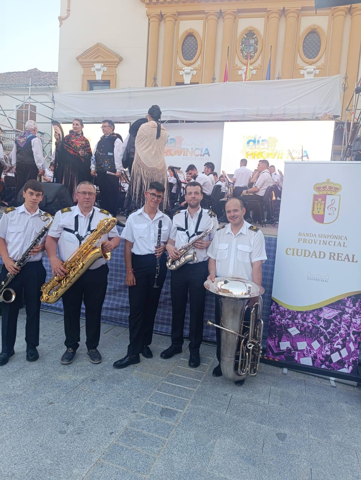 Cinco músicos de la Banda Municipal de Socuéllamos participan en el concierto de la Banda Sinfónica Provincial en Almodóvar del Campo