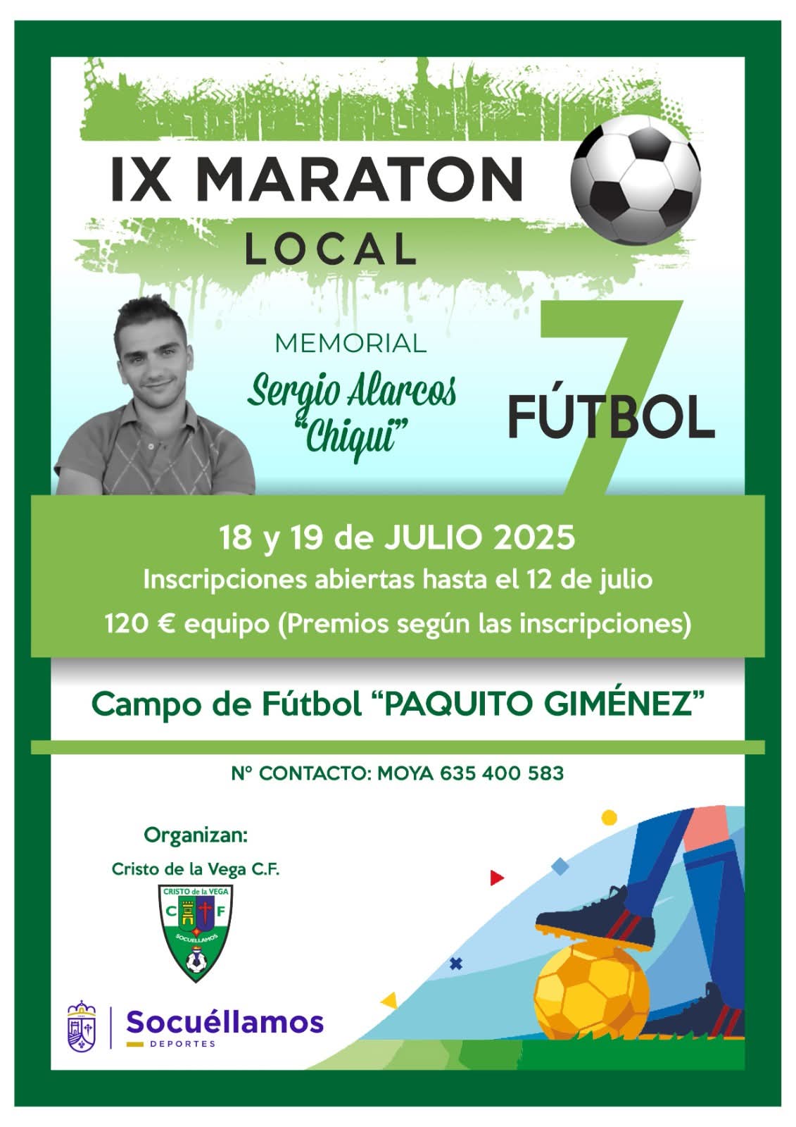 IX MARATÓN LOCAL FÚTBOL 7 «MEMORIAL SERGIO ALARCOS CHIKI»
