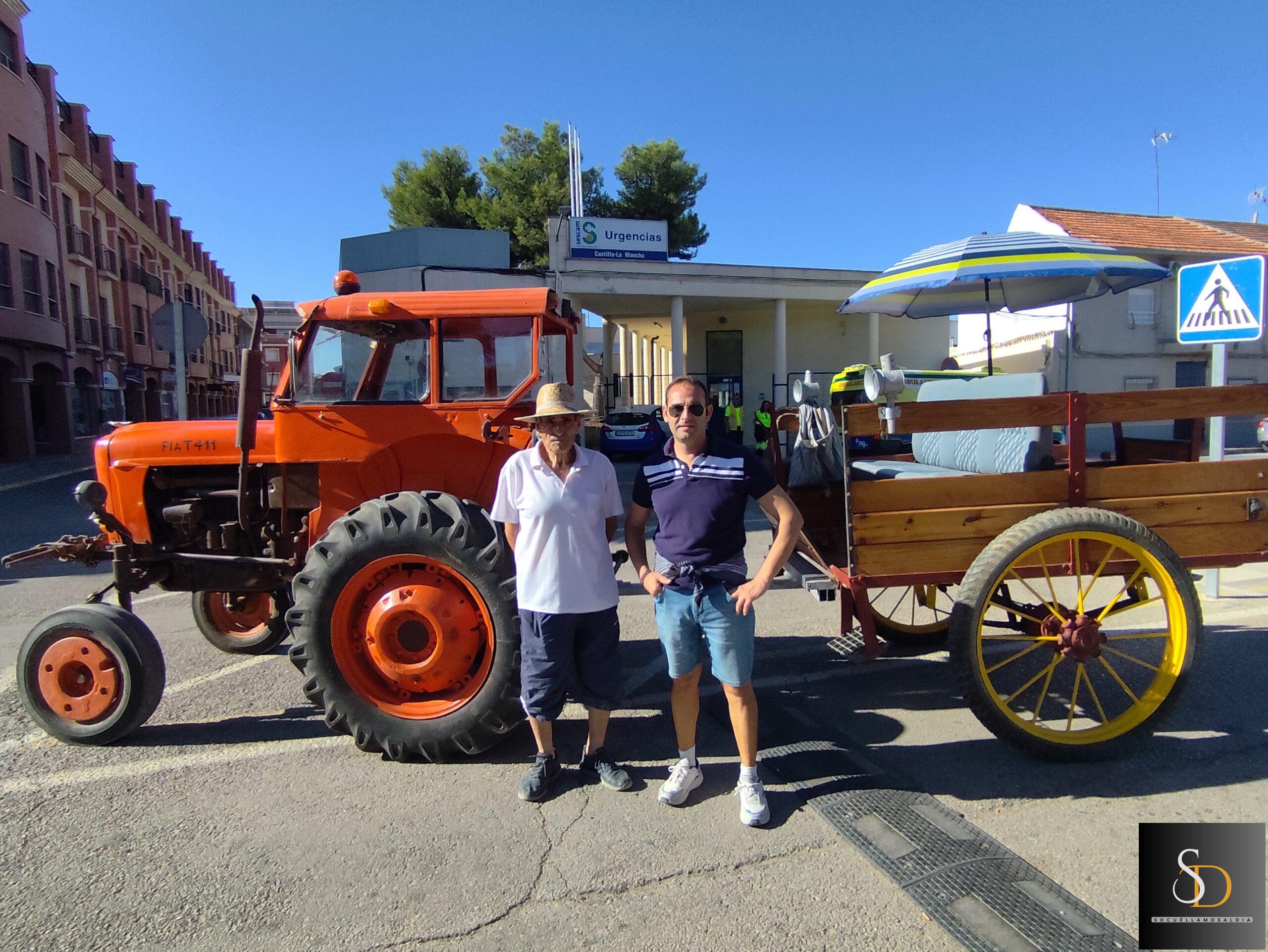 La II Concentración de Tractores Antiguos abre la jornada dominical de Manchavino 2025