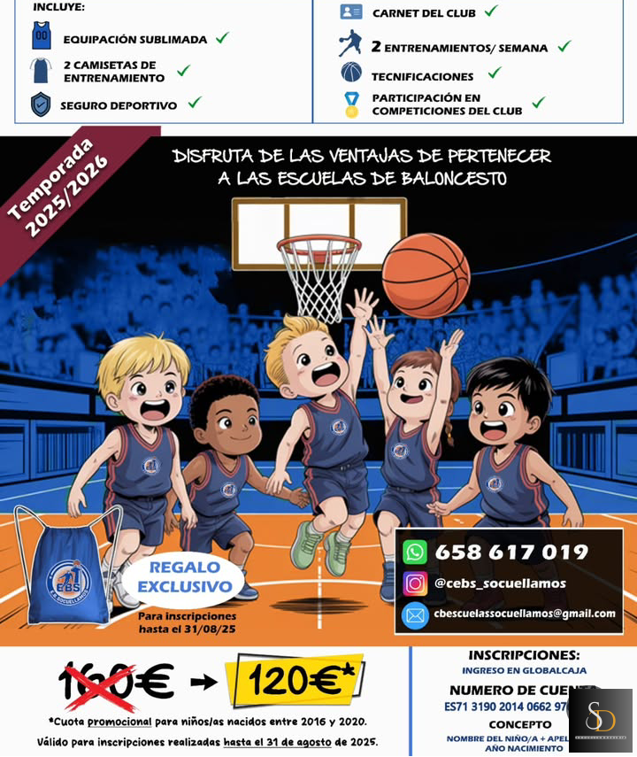 El CEBS Socuéllamos lanza promoción para la temporada 2025/2026