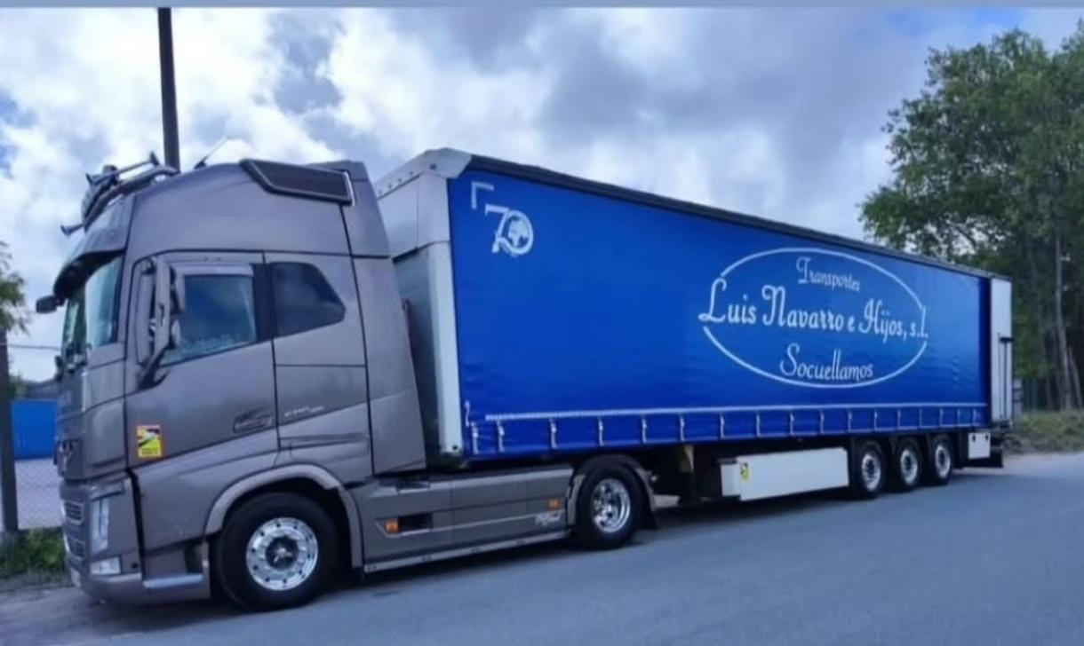 Recuperado el camión robado a la empresa socuellamina Transportes Luis Navarro e Hijos S.L.