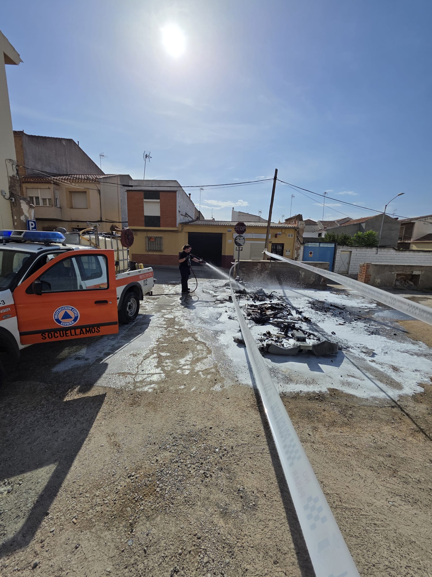 Vuelven a quemar contenedores en la calle Pedro Arias