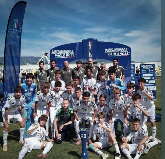 El socuellamino Guillermo Collado, clave en el título del Real Madrid Infantil A en el Memorial Paolo Rossi
