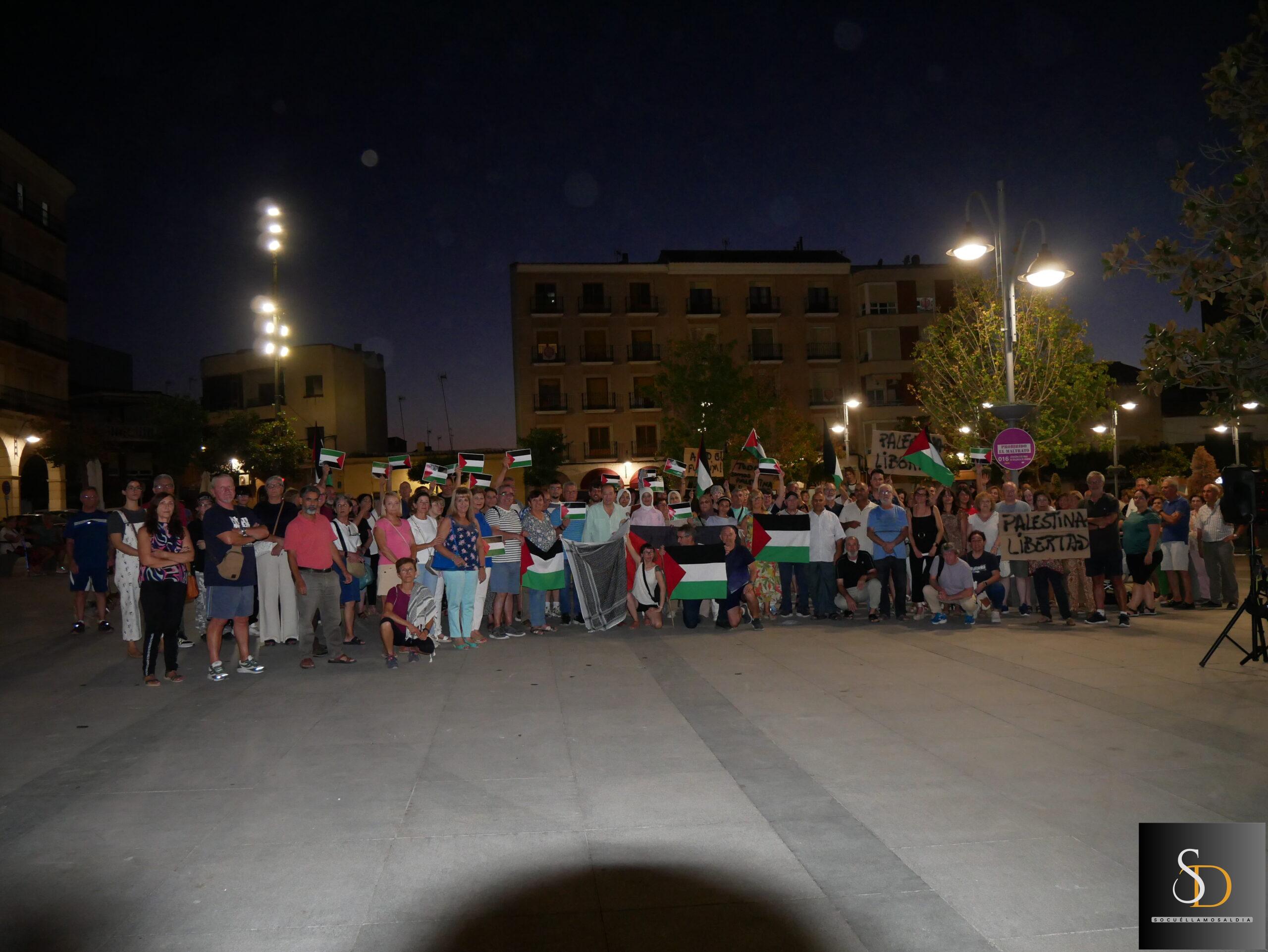 Socuéllamos acoge una concentración en solidaridad con Palestina