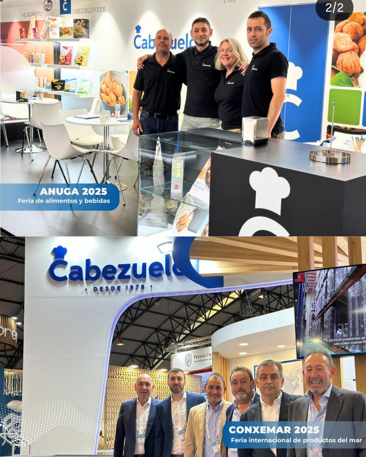 Cabezuelo Foods refuerza su presencia internacional en las ferias ANUGA y CONXEMAR 2025