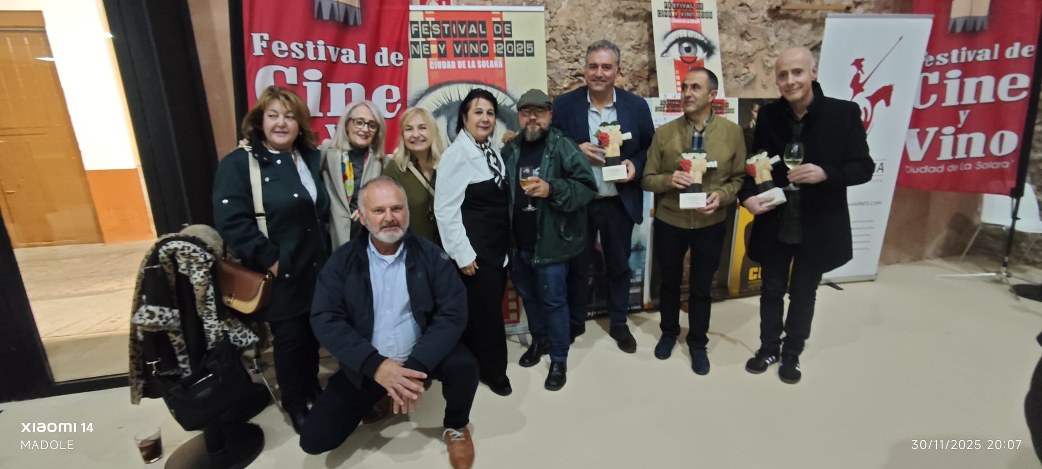 Aspaviento Teatro triunfa en el Festival de Cine y Vino, donde también destacan las bodegas de Socuéllamos