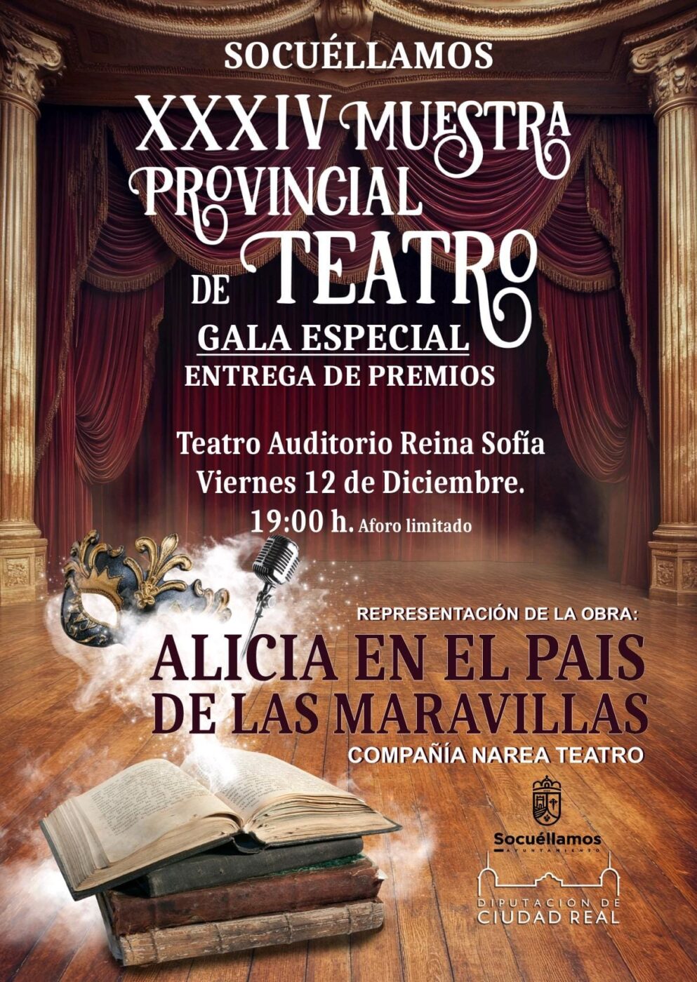 Socuéllamos acogerá la gala especial de la XXXIV Muestra Provincial de Teatro con la entrega de premios