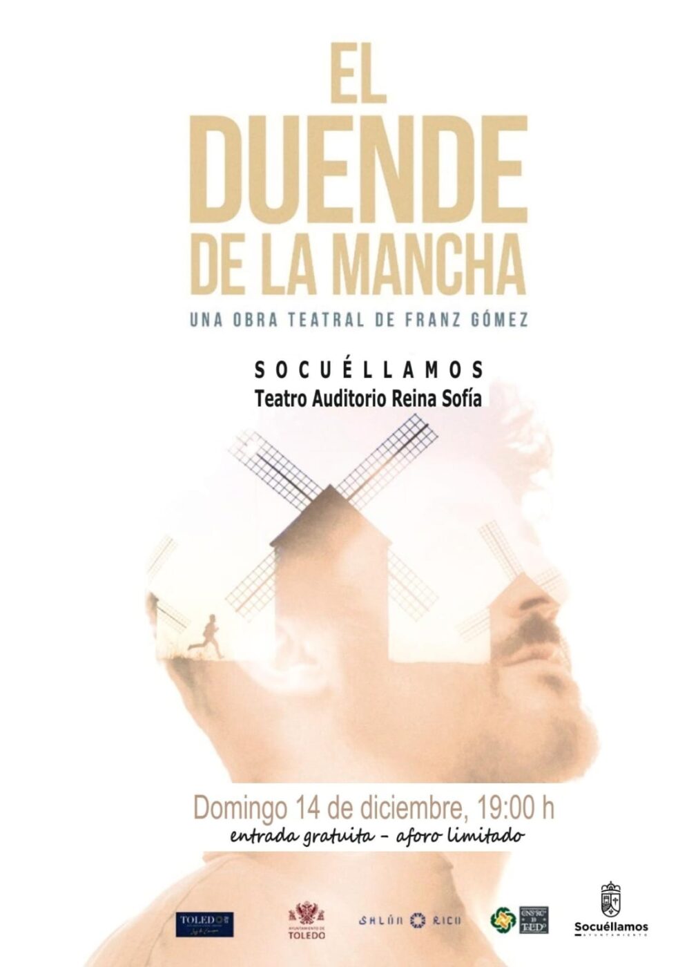 El Auditorio Reina Sofía acogerá la obra “El Duende de la Mancha”, un monólogo de Franz Gómez inspirado en las raíces manchegas