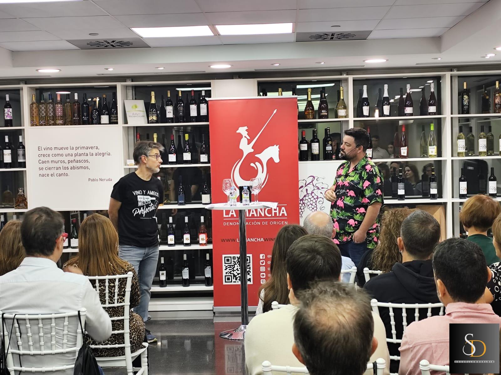 Humor y cultura del vino se dan la mano en el Museo Torre del Vino con una cata diferente de la DO La Mancha