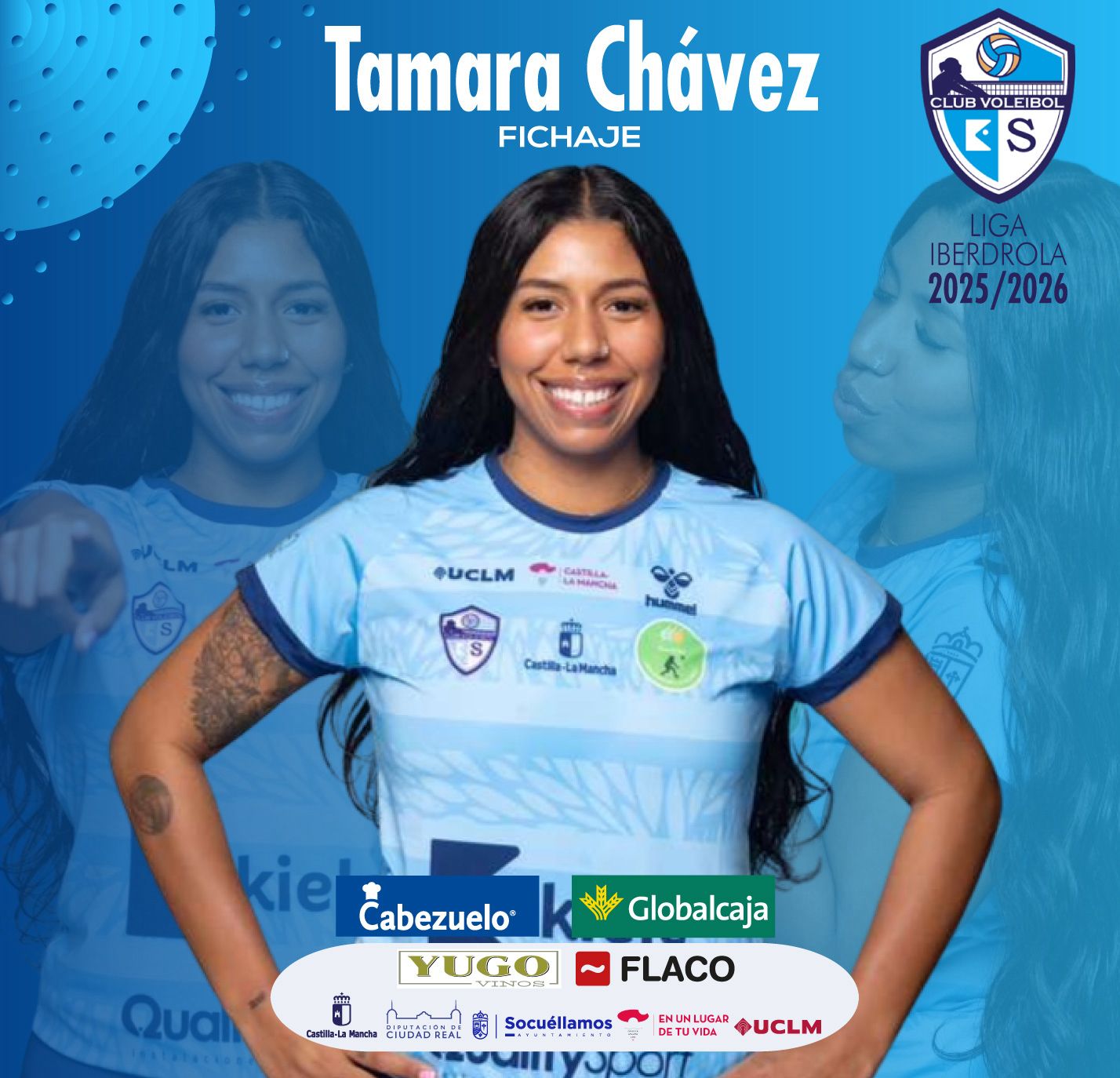 El CV Kiele Socuéllamos refuerza su plantilla con la incorporación de la peruana Tamara Chávez