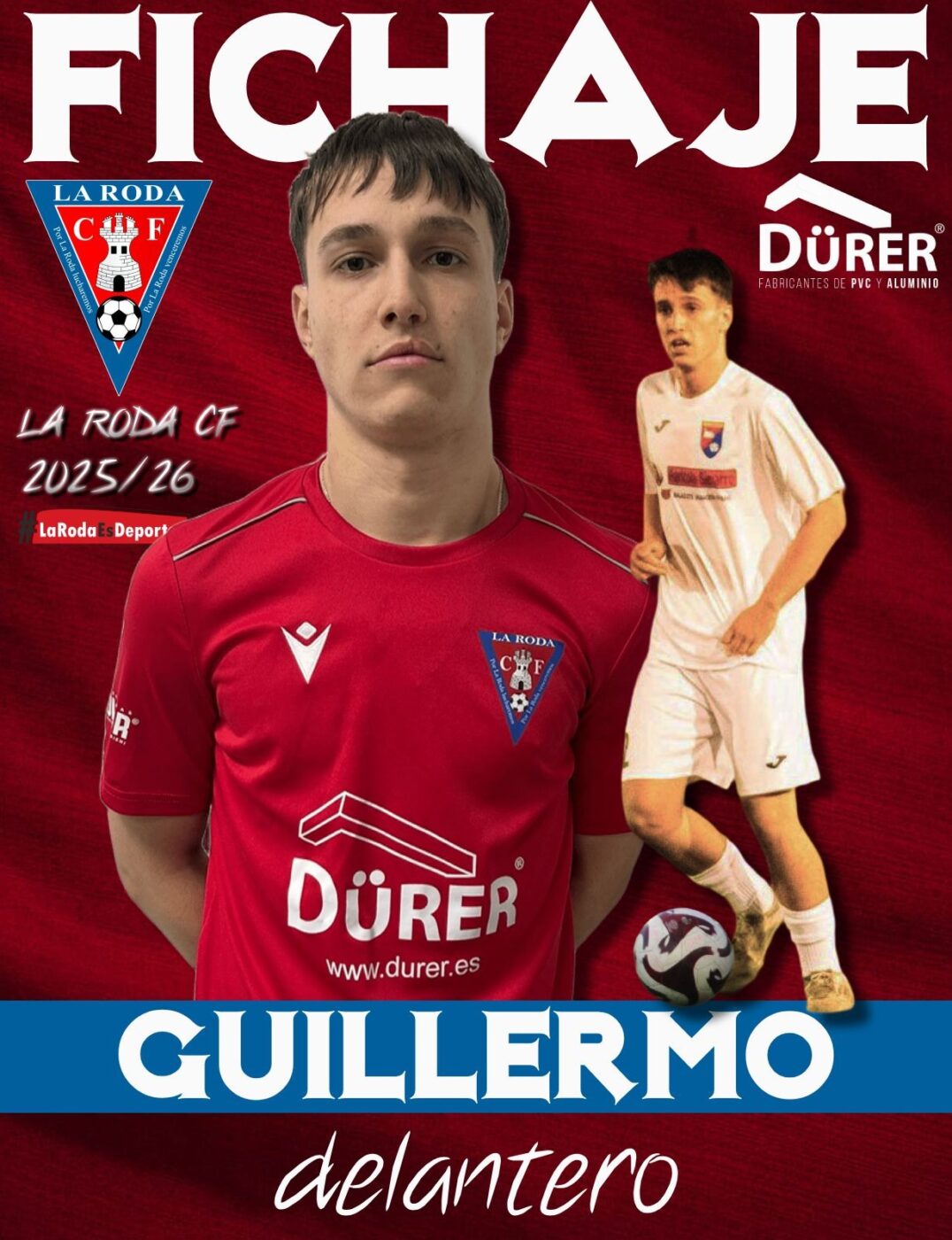 Guillermo, jugador de Socuéllamos, refuerza el ataque de La Roda CF