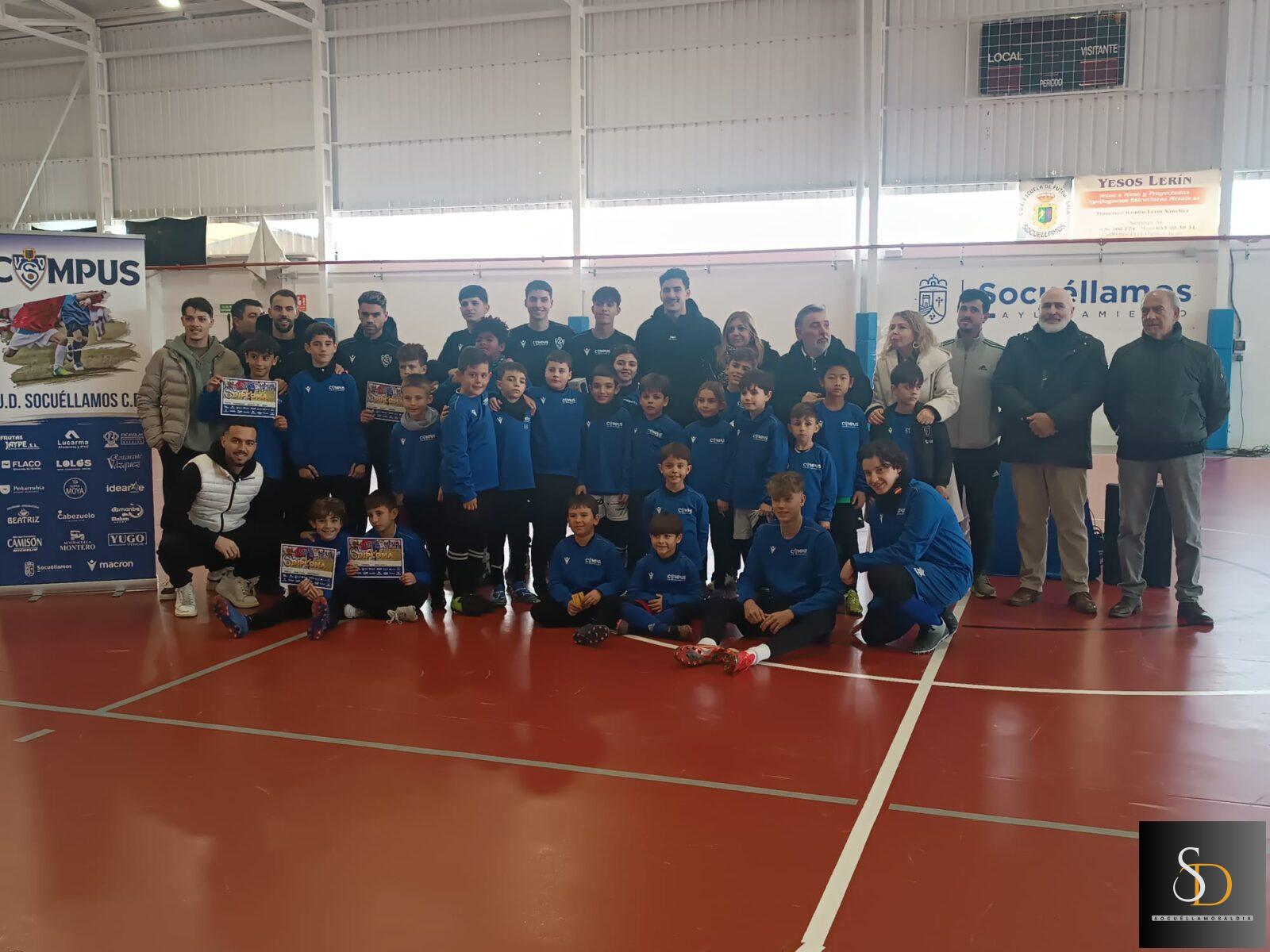 El Campus de Navidad de la Unión Deportiva Socuéllamos clausura su edición con la entrega de premios y diplomas