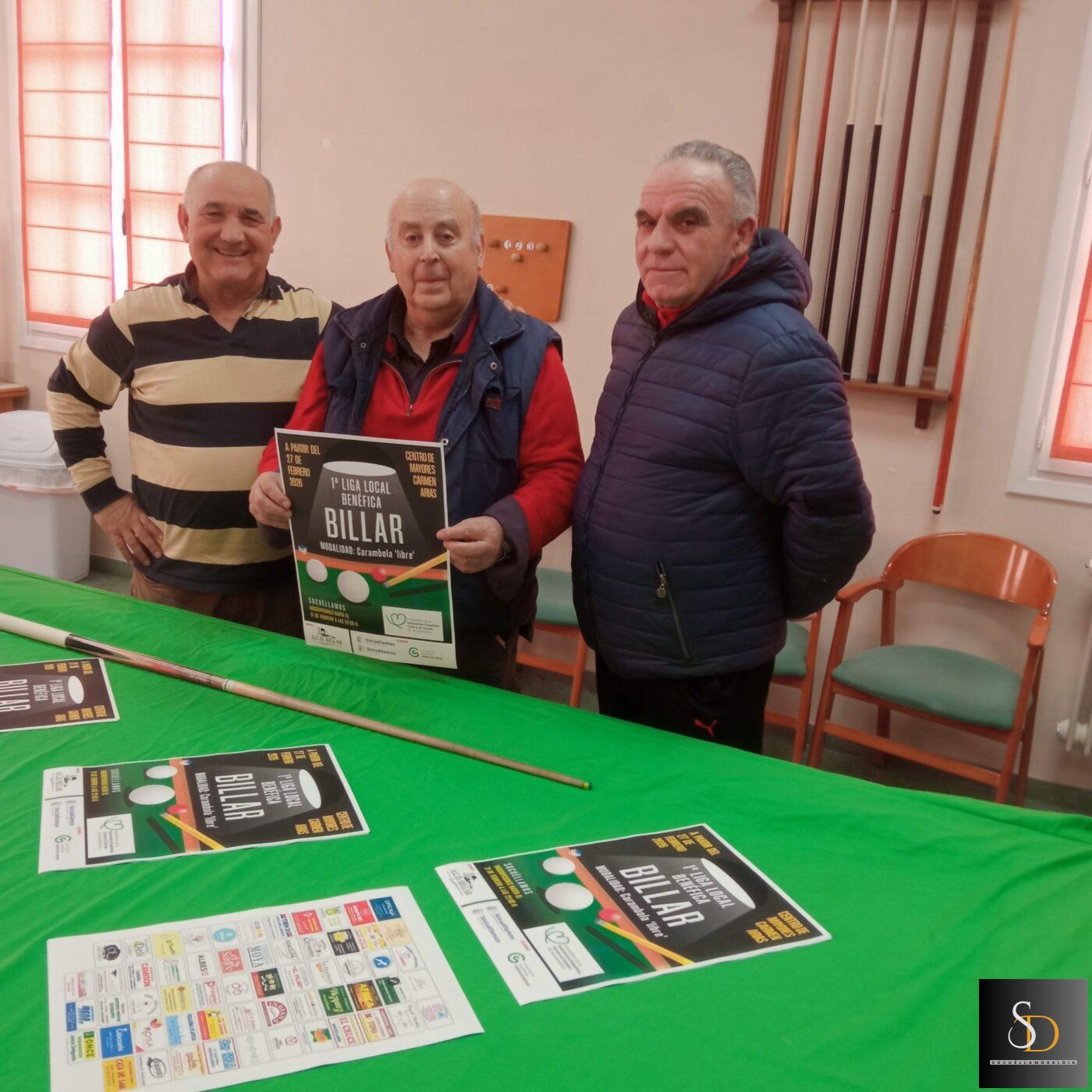 Socuéllamos acogerá una liga local de billar a beneficio de la Asociación Española Contra el Cáncer