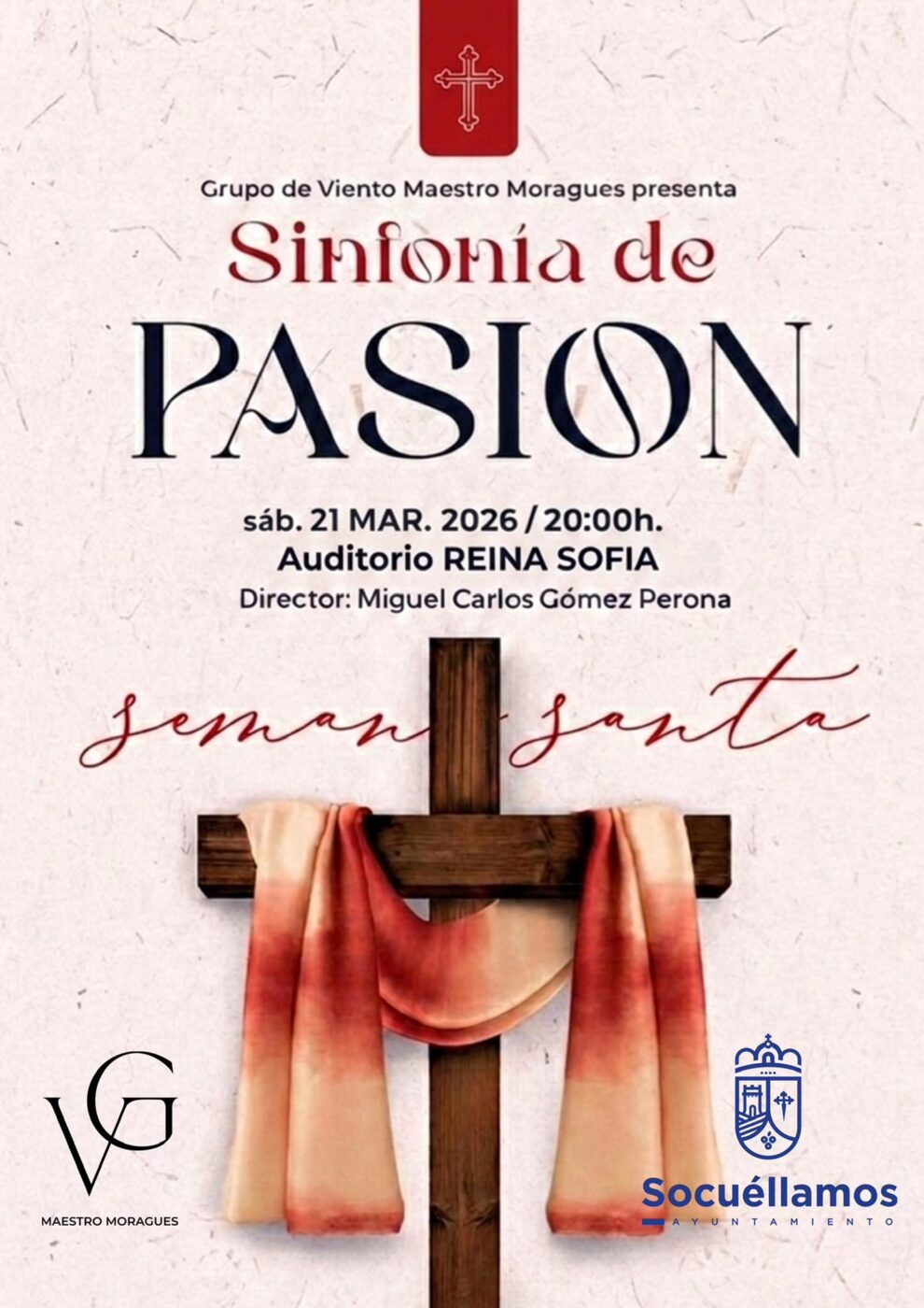 CONCIERTO GRUPO DE VIENTO MAESTRO MORAGUES: SINFONÍA DE PASIÓN