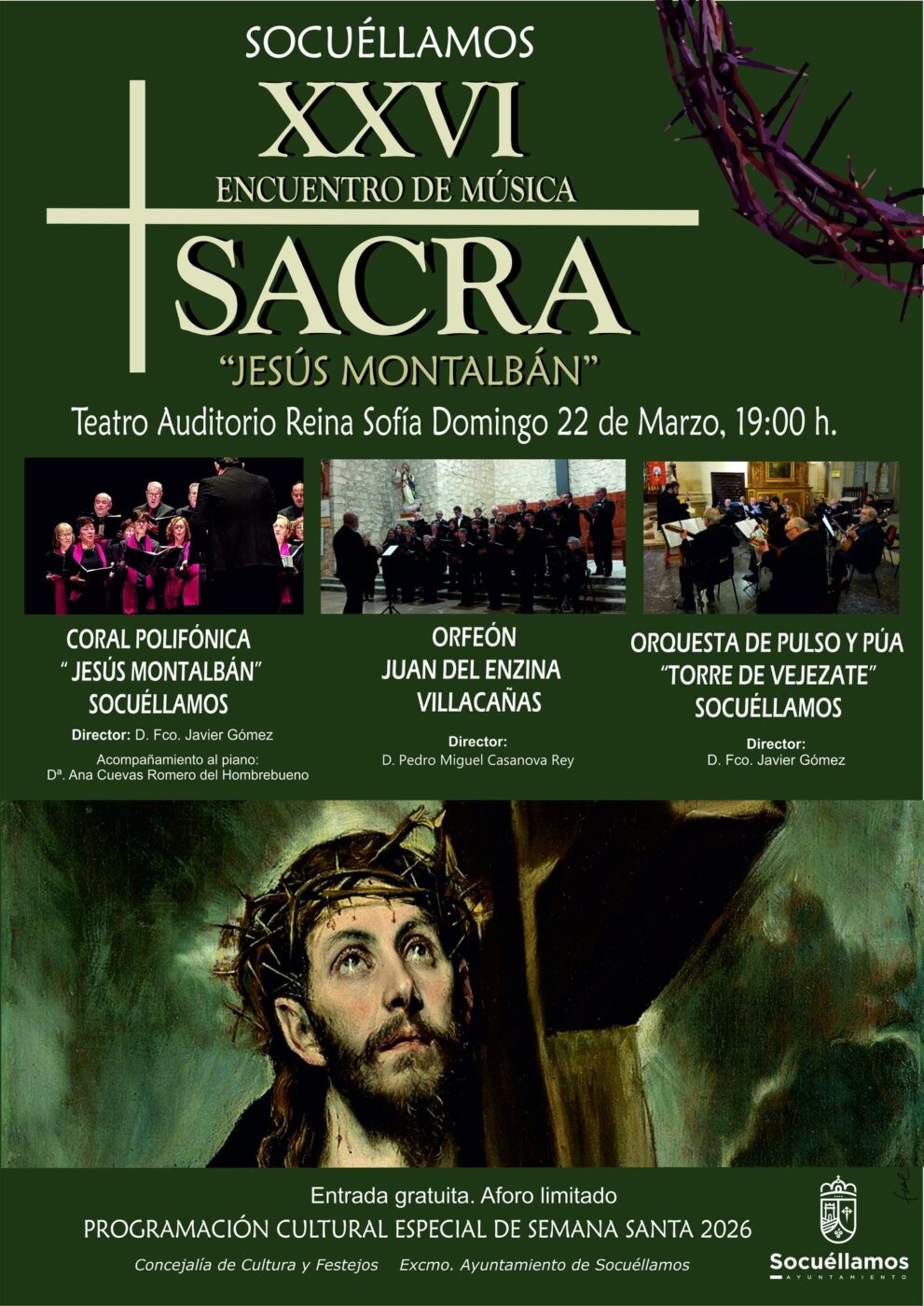 CONCIERTO: XXVI ENCUENTRO MÚSICA SACRA JESÚS MONTANBÁN