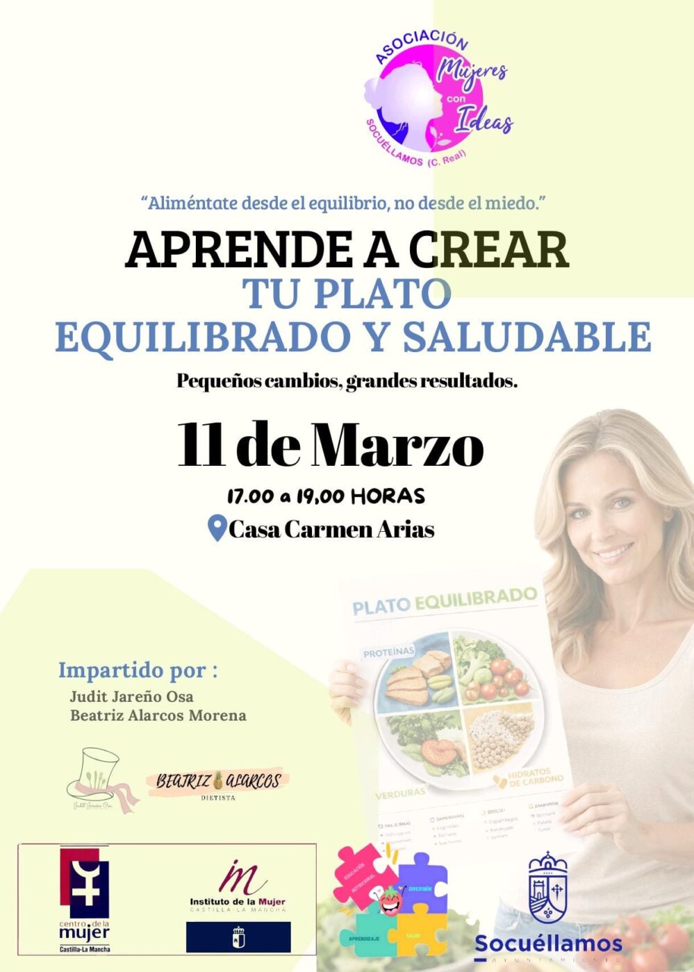 Mujeres con Ideas organiza un taller sobre alimentación saludable con motivo del 8M