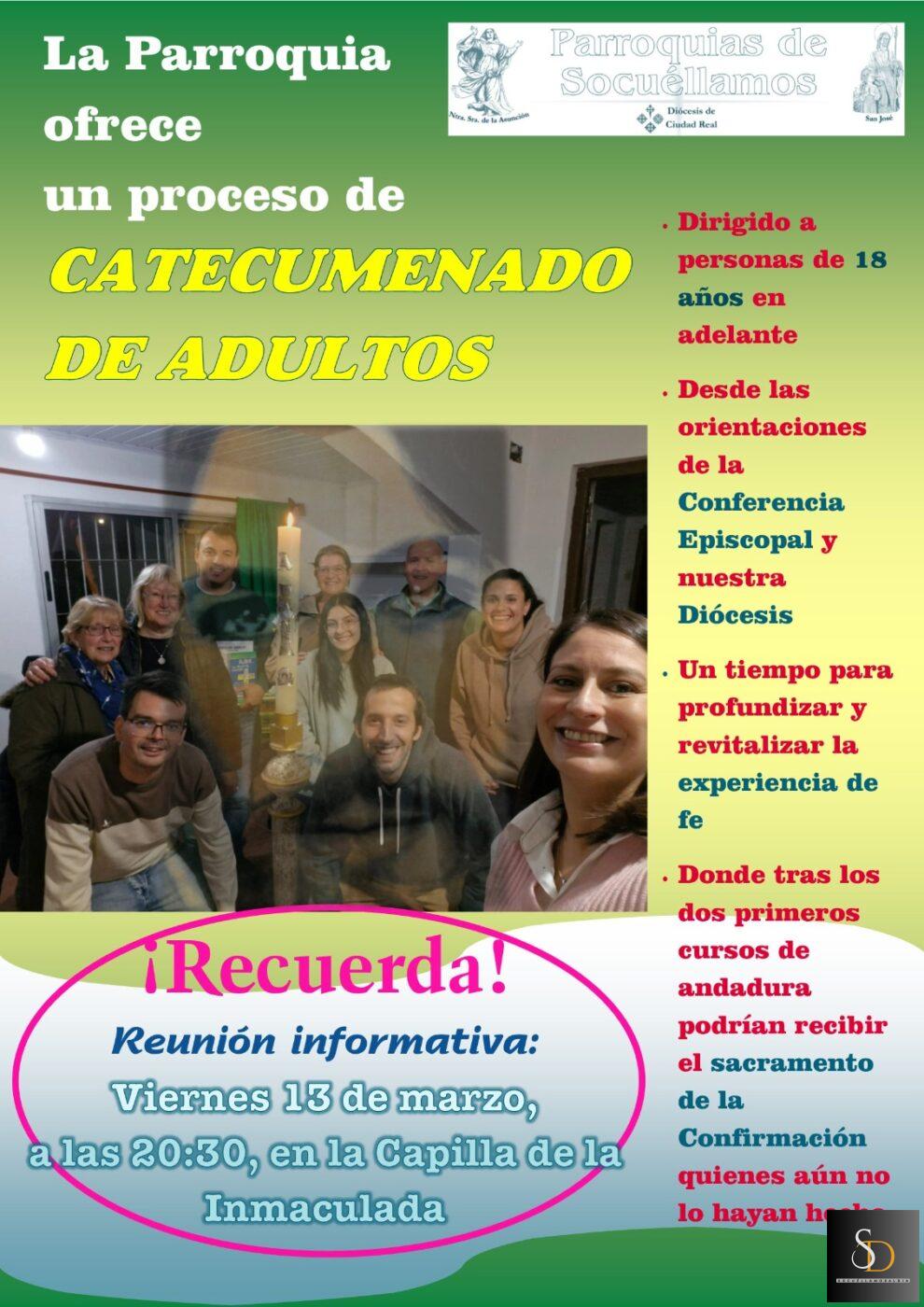 La parroquia de Socuéllamos impulsa un proceso de catecumenado para adultos