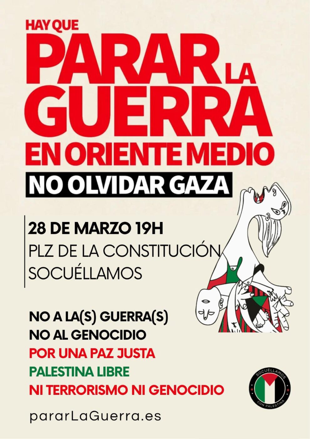 Convocada una concentración en Socuéllamos contra la guerra en Oriente Medio