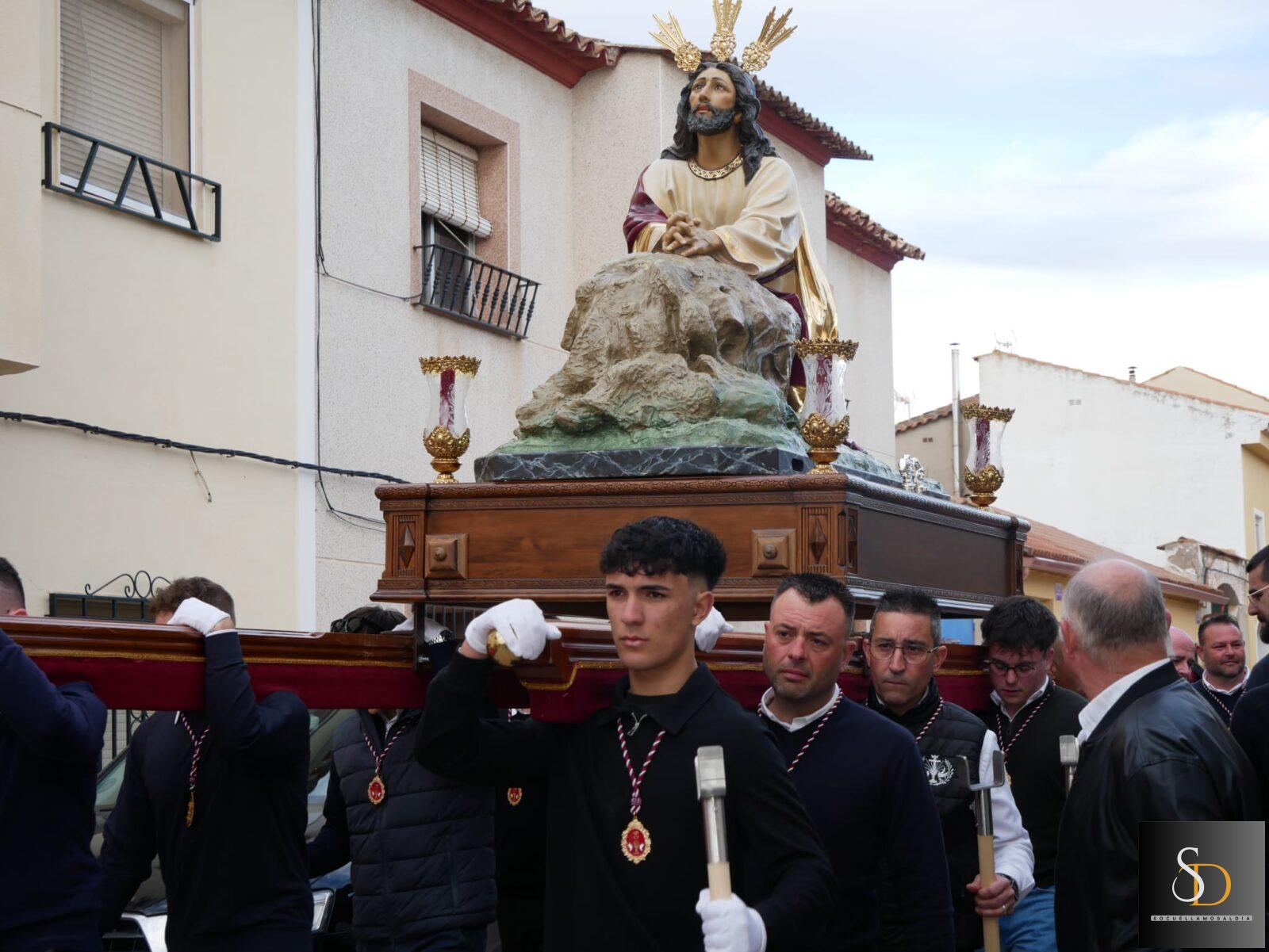 La Cofradía de Jesús del Calvario traslada sus imágenes a la ermita de Loreto a pocos días del Miércoles Santo