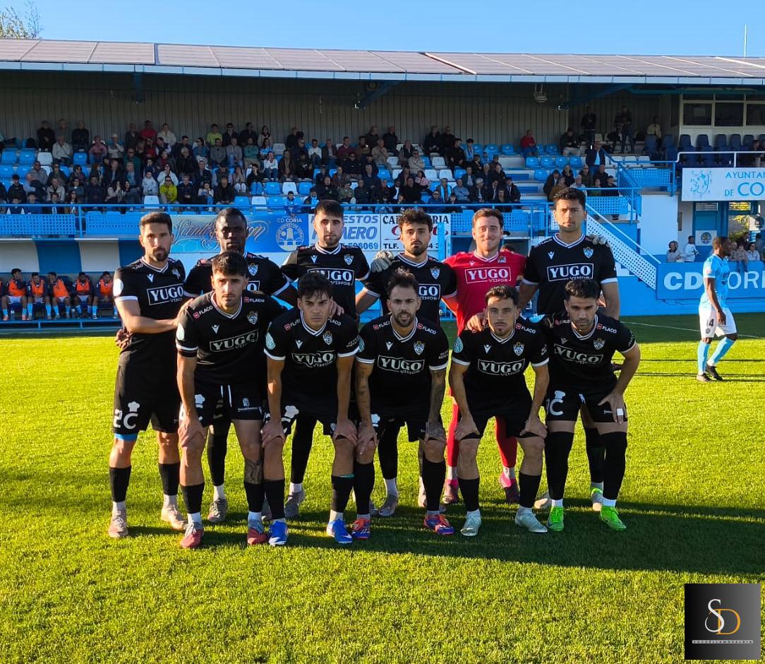 Empate de mérito del Socuéllamos en Coria (2-2) en un duelo exigente