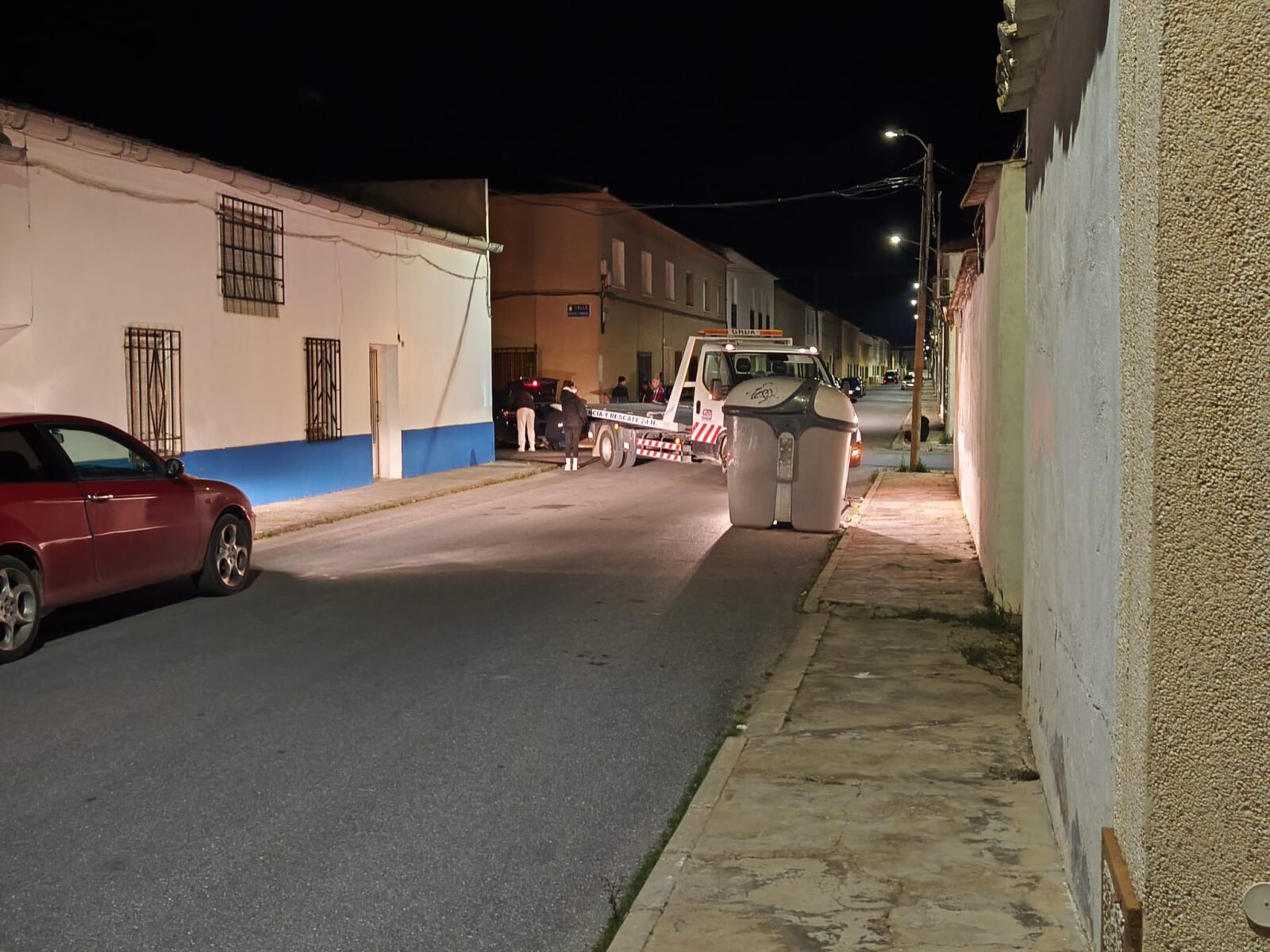 Aparatoso accidente de tráfico en la confluencia de las calles Cástor Zarco y General Pardiñas