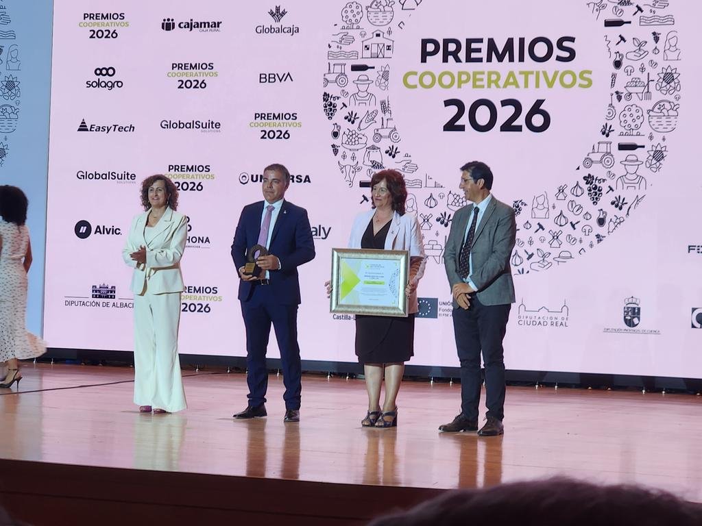 Bodegas Cristo de la Vega, reconocida en los Premios Cooperativos 2026 por su excelencia en el sector agroalimentario