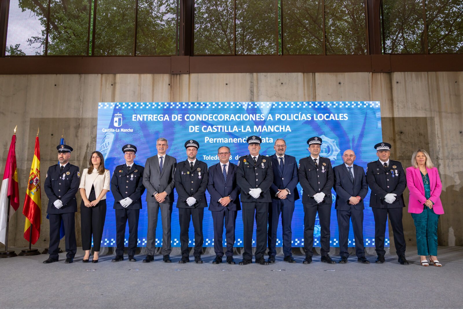 El policía socuellamino Nacho Sánchez Gento, condecorado en Toledo por sus 20 años de servicio