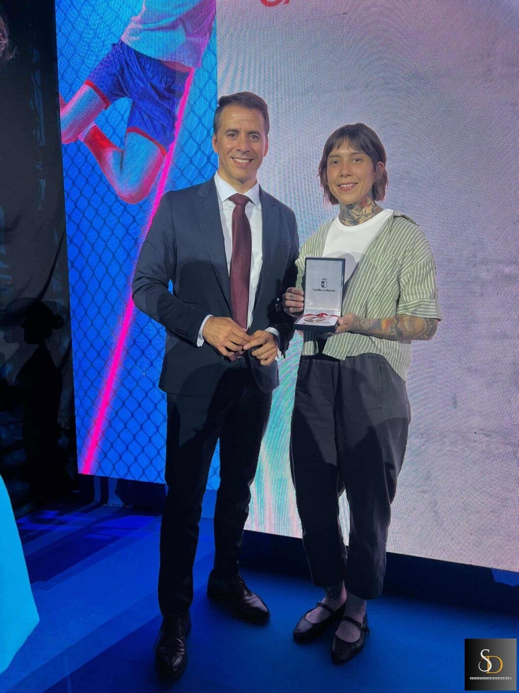 Lorena Vázquez, medalla de bronce al Mérito Deportivo de Castilla-La Mancha