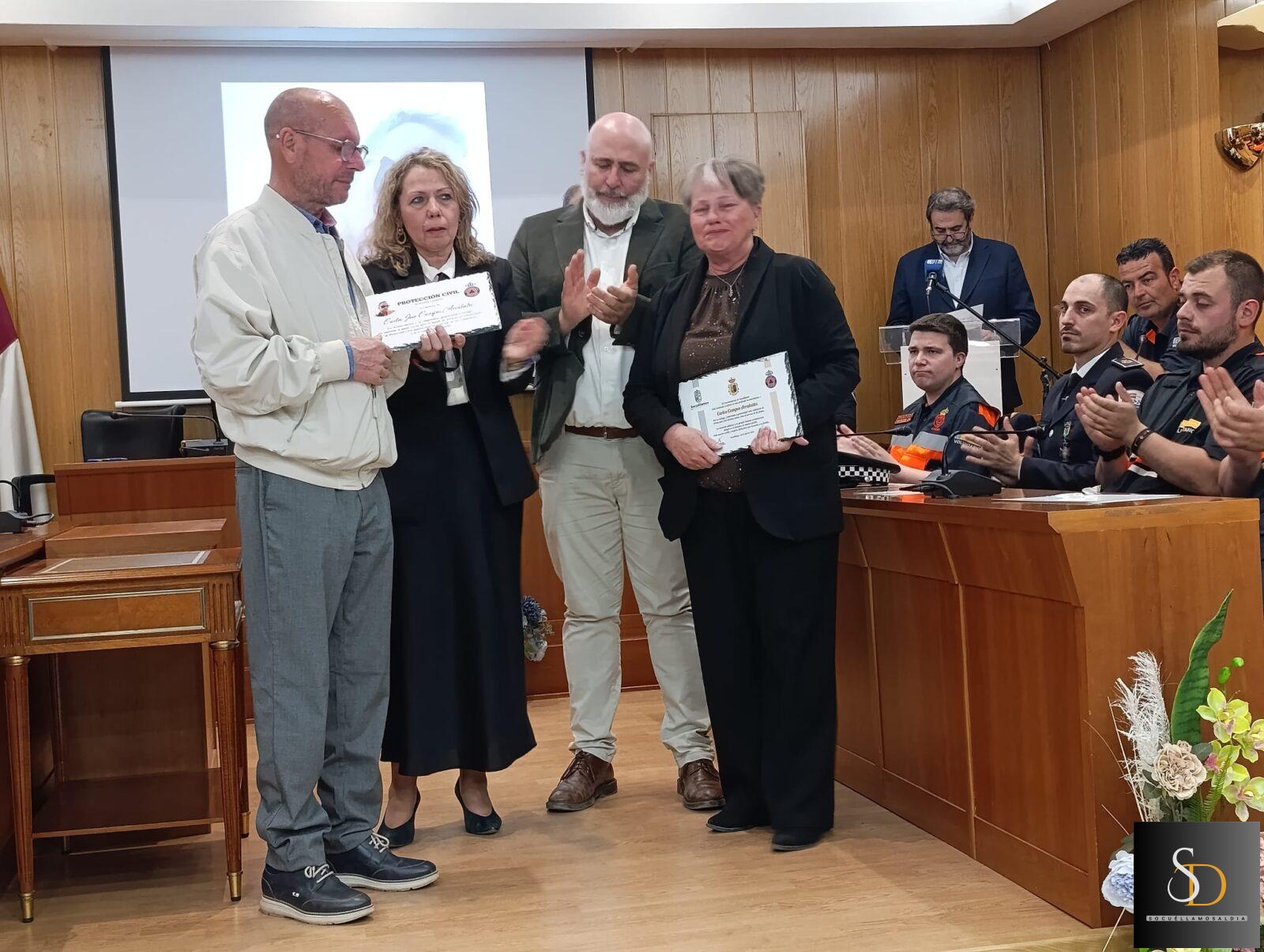 Reconocimiento a Protección Civil y sentido homenaje a Carlos Campos Arrabales