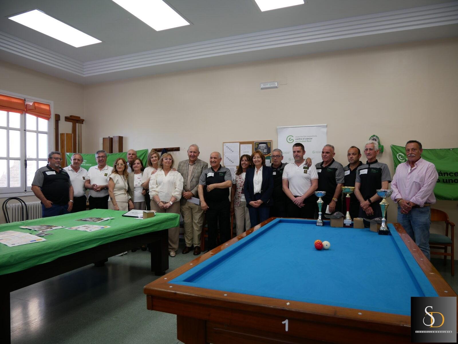 David Marchante se proclama campeón de la I Liga Local de Billar en una jornada solidaria en Socuéllamos